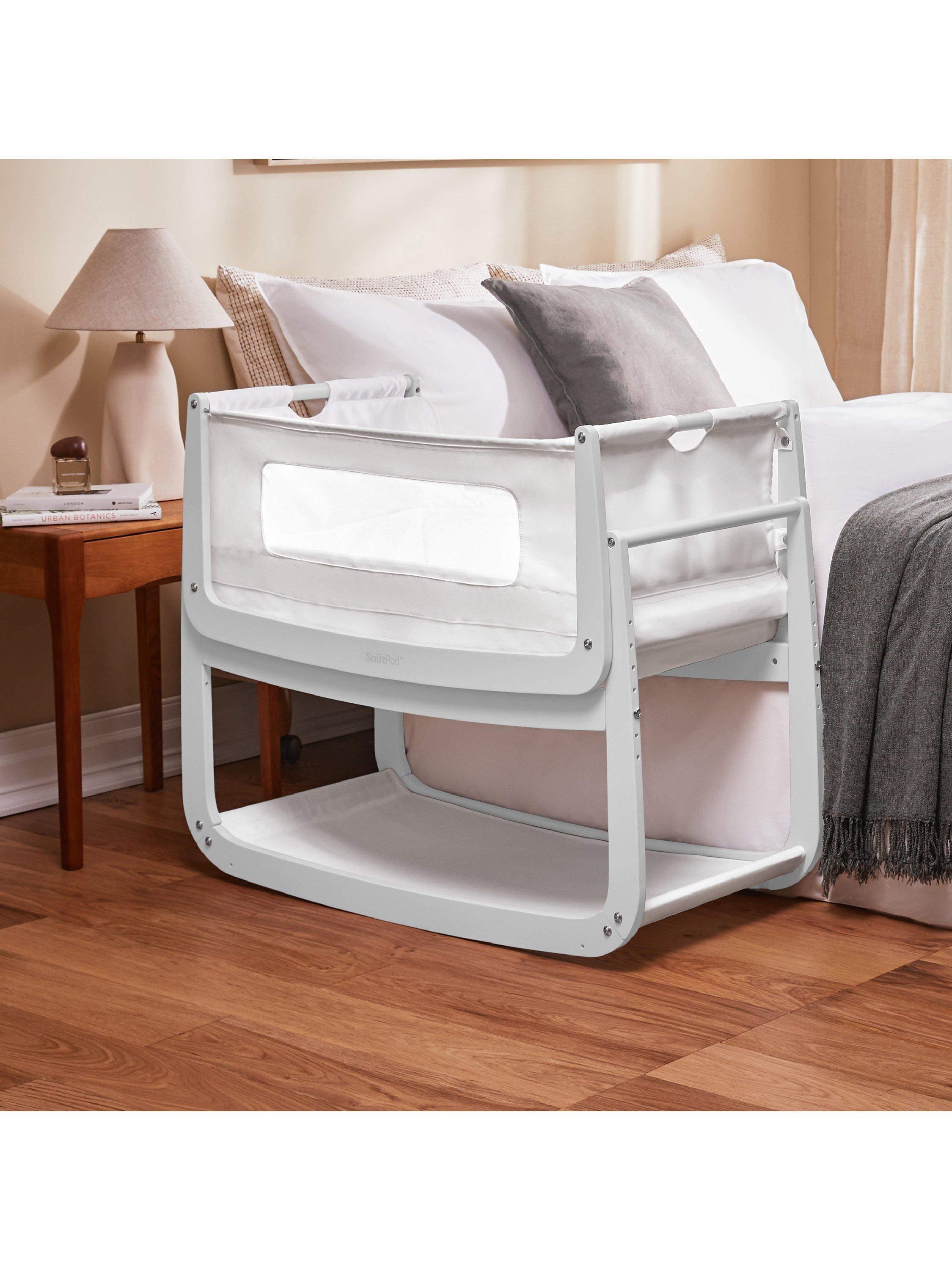 Snuz SnuzPod 4 Bedside Crib Haze Grey