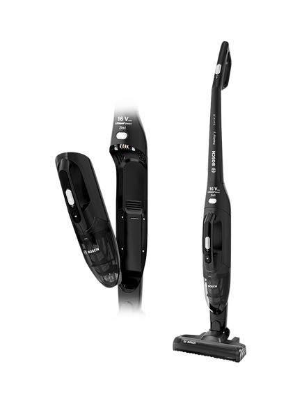 Bosch BCHF220GB Series 2 ProClean Ready'y 2 in 1 Cordless Vacuum Cleaner, Black