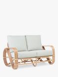 Desser Pretzel Rattan 2-Seater Sofa, Natural
