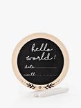 John Lewis Baby Arrival Announcement Plaque