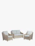 Desser Dijon Rattan 4-Seater Lounging Set, Natural