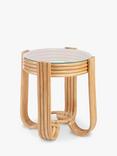 Desser Pretzel Rattan Side Table, Natural