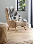 Desser Teardrop Rattan Lounge Chair, Natural
