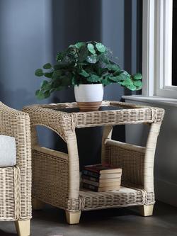 Desser Dijon Rattan Side Table, Natural