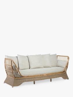 Desser Rattan 3-Seater Daybed Sofa, Natural - view 2, Natural