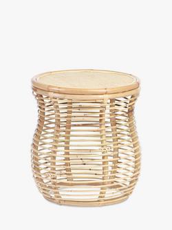 Desser Royal Rattan Side Table, Natural - view 2, Natural