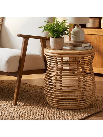 Desser Royal Rattan Side Table, Natural, Natural