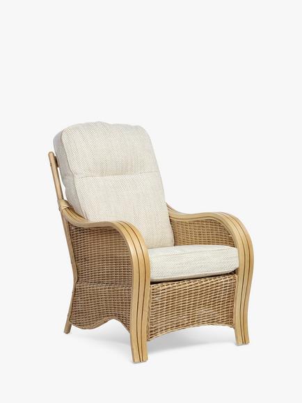 Desser Turin Rattan Lounge Chair, Natural - view 2, Natural