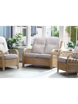 Desser Viola Rattan 2-Seater Sofa, Natural, Natural