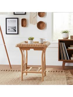 Desser Viola Rattan Side Table, Natural - view 2, Natural