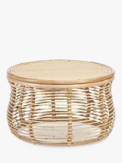 Desser Royal Rattan Coffee Table, Natural - view 2, Natural