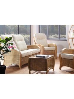 Desser Turin Rattan 3-Seater Sofa, Natural - view 2, Natural
