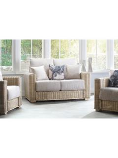 Desser Burford Rattan 2-Seater Sofa, Natural