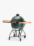 Big Green Egg Extra Large BBQ & Acacia Wood Shelves Nest Bundle with ConvEGGtor & Cover