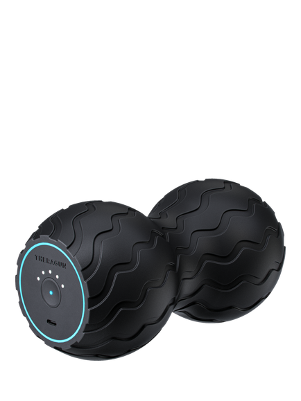 Therabody Wave Duo Smart Vibrating Roller, Black