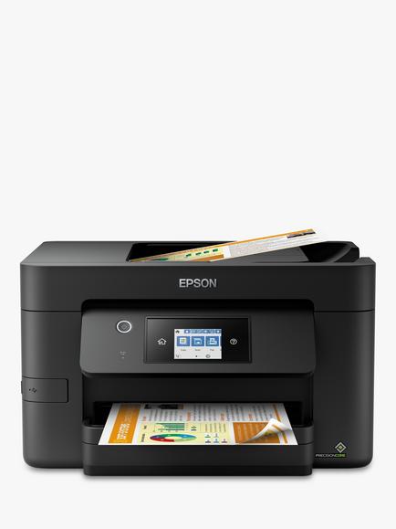 Epson WorkForce Pro WF-3820DWF All-In-One Wireless Printer, Black, Black
