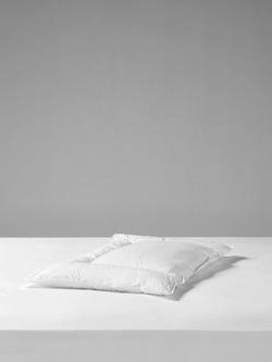 John Lewis Specialist Synthetic 3-Chamber Low Profile Standard Pillow, Soft (1), White