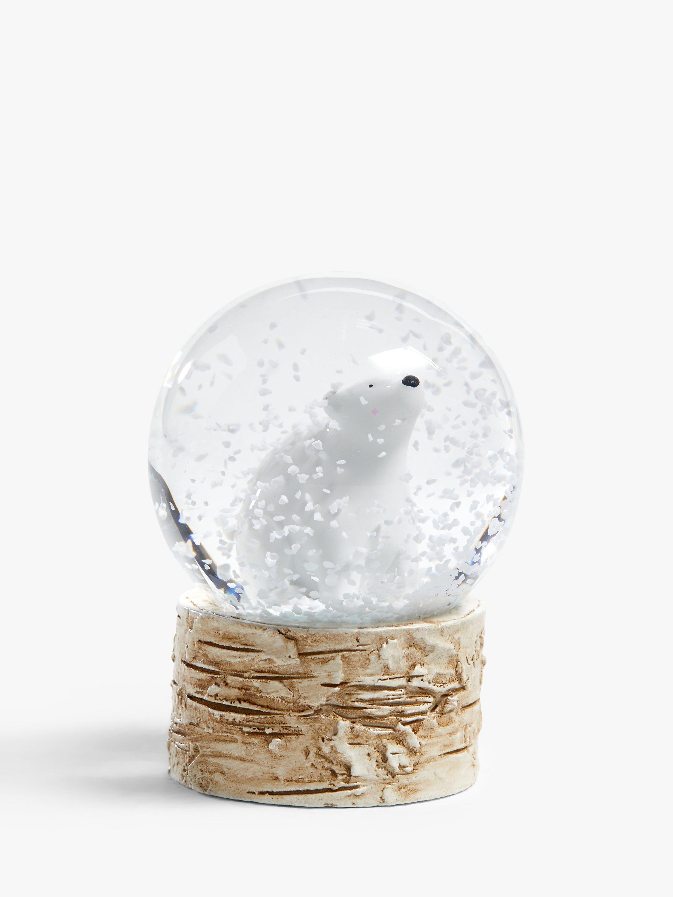 John Lewis Polar Bear Mini Snow Globe