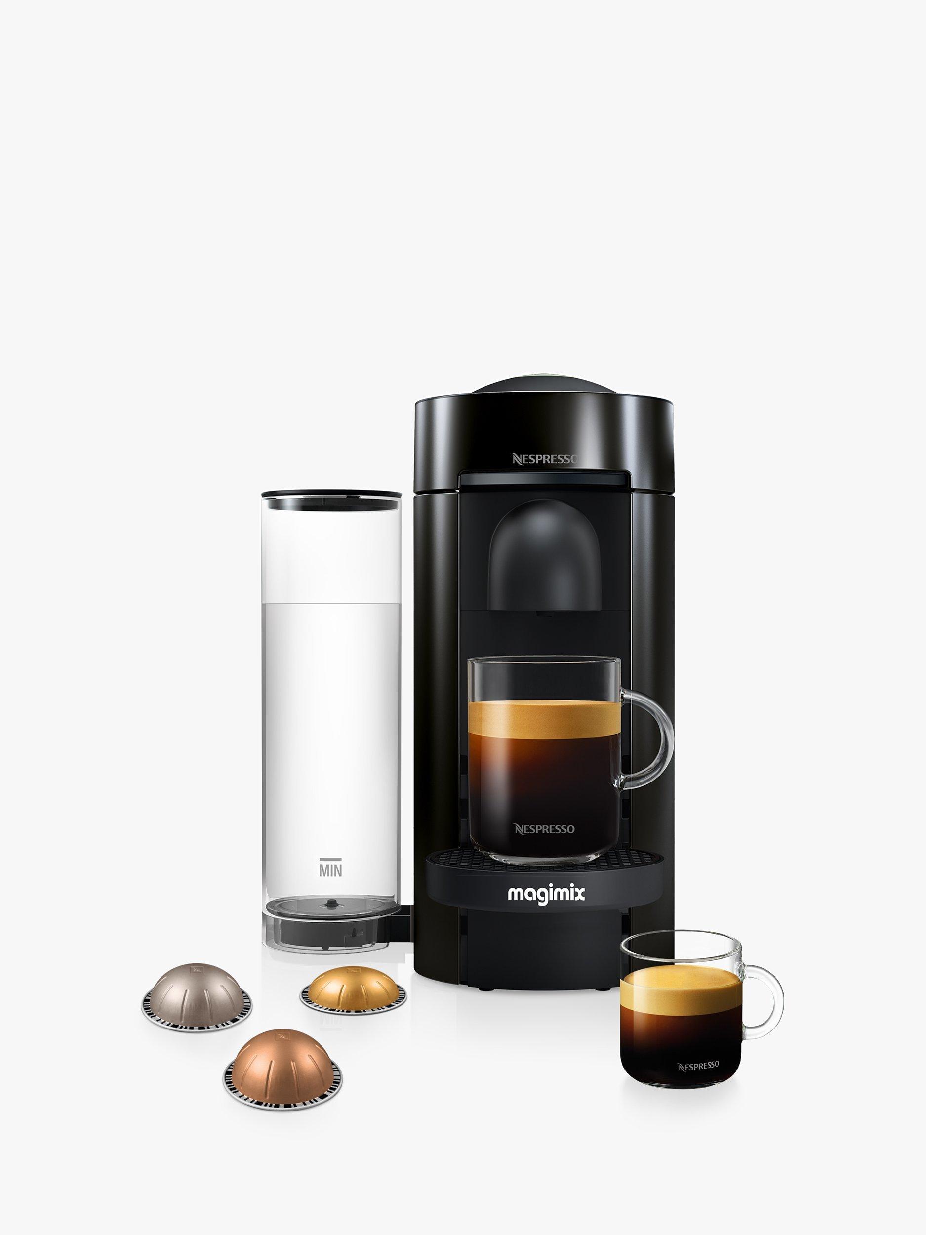 Nespresso Vertuo Plus LE 11398 Coffee Pod Machine by Magimix, Black