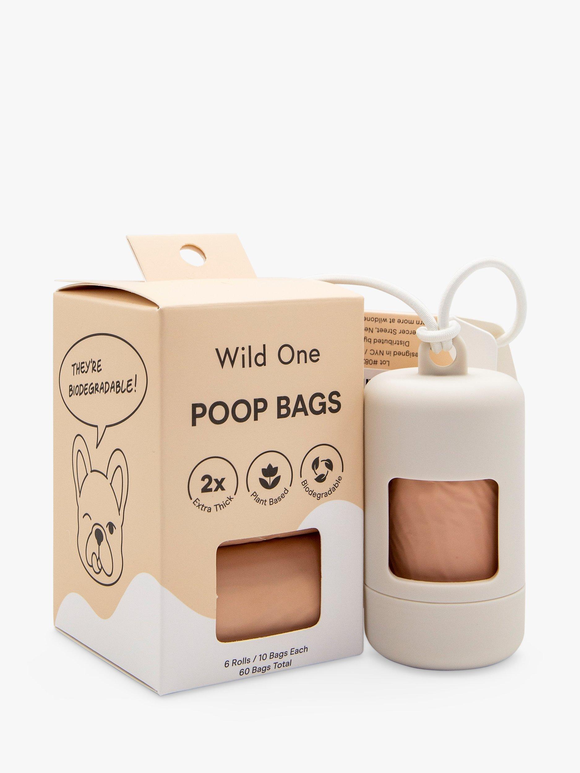 Wild One Dog Poop Bag Carrier & Refills