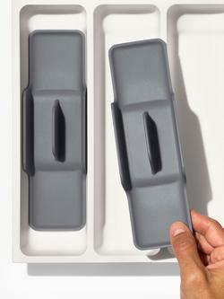 OXO Good Grips Kitchen Utensil Drawer Organizer, Grey - view 2, Grey