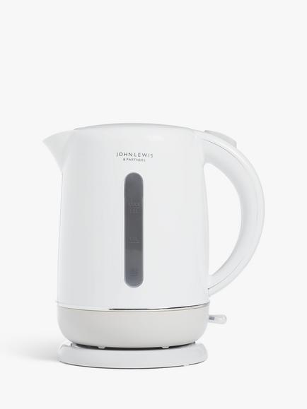 John Lewis Electric Kettle, 1.5L, White