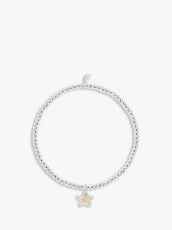 Joma Jewellery A Little Someone Special Beaded Bracelet, Silver/Gold - view 2, Silver