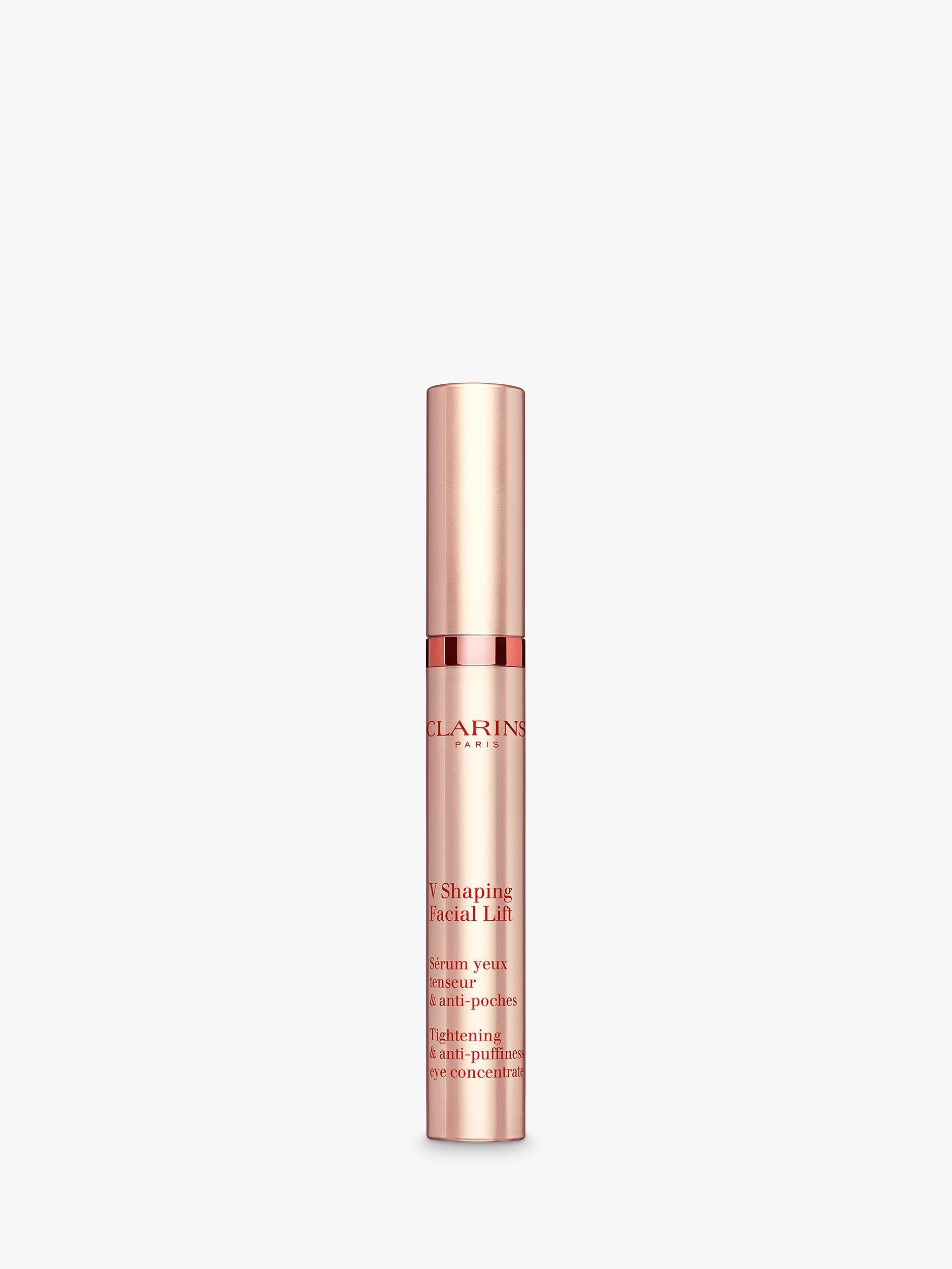 Product image 1 of 8, which shows Clarins V Shaping Facial Lift Tightening & Depuffing Eye Concentrate, 15ml