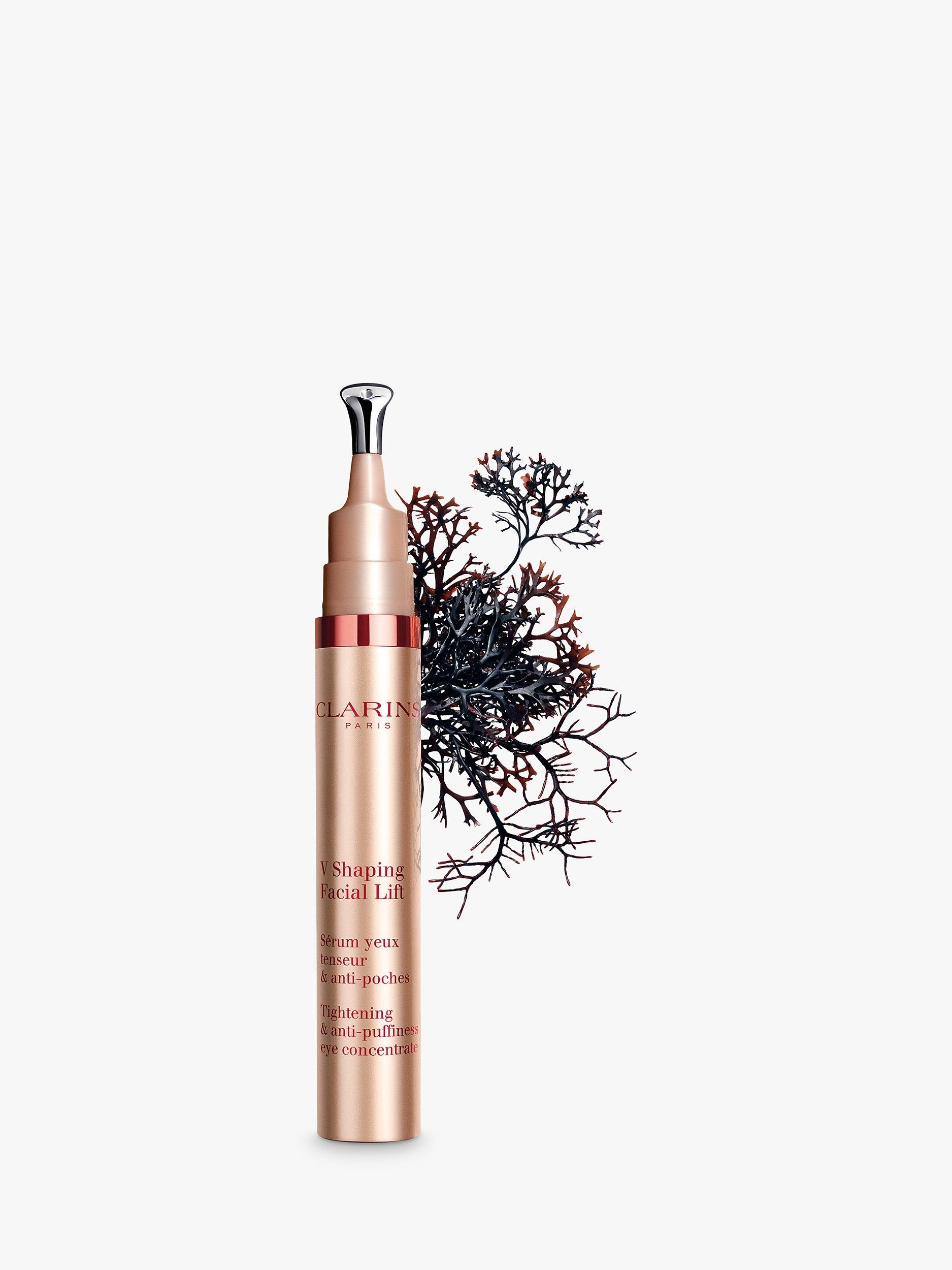 Product image 2 of 8, which shows Clarins V Shaping Facial Lift Tightening & Depuffing Eye Concentrate, 15ml
