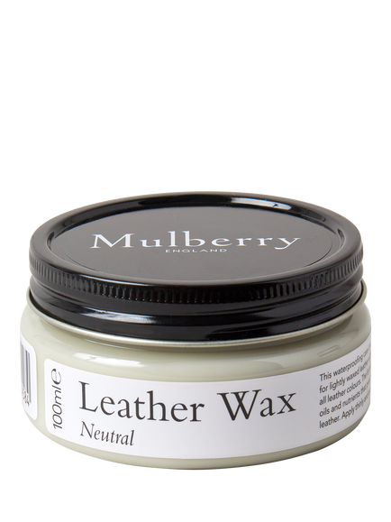 Mulberry Leather Wax, 100ml, Neutral