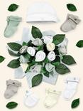Babyblooms Personalised Berkeley Bear Welcome Baby Hamper, Blue, Neutral