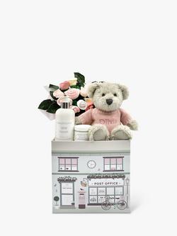 Babyblooms Personalised Berkeley Bear Welcome Baby Hamper, Blue, Pink