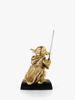 Royal Selangor Star Wars Yoda Figurine, Gold - view 2, Gold