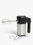 John Lewis Stainless Steel Hand Food Mixer