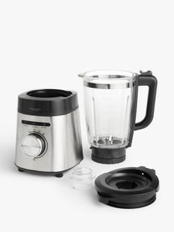 John Lewis Glass Jug Food Blender - view 2, Black/Silver