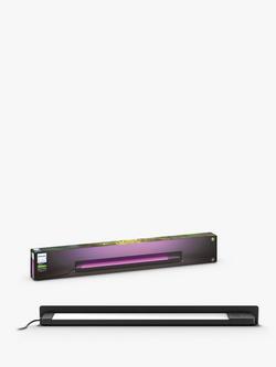 Philips Hue White and Colour Ambiance Amarant Linear LED Smart Outdoor Light, Black