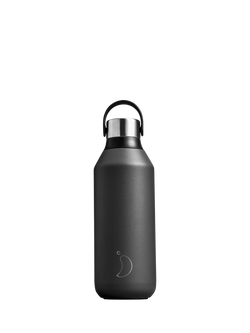 Chilly's Series 2 Insulated Leak-Proof Drinks Bottle, 500ml, Black