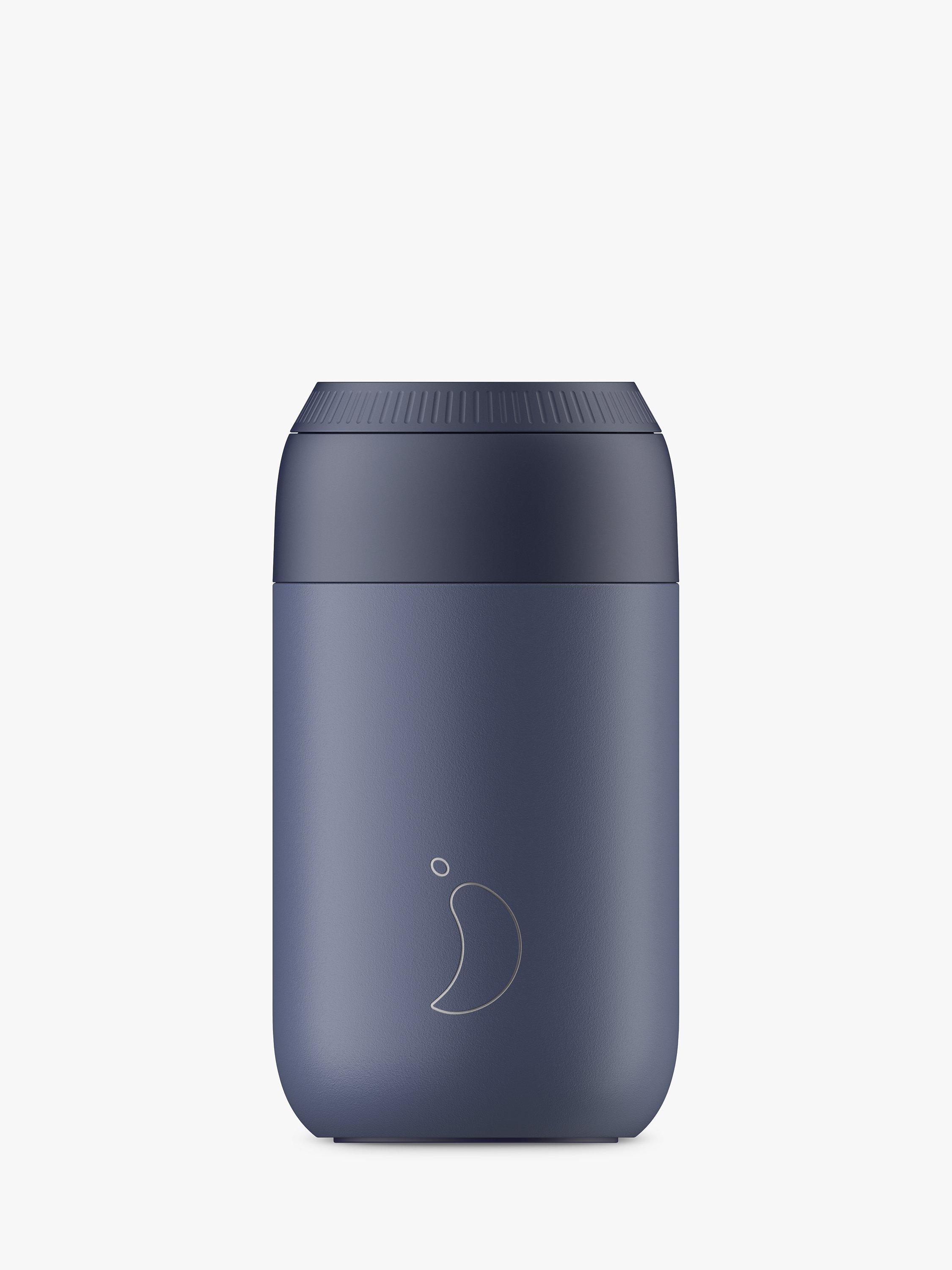 Chilly's Series 2 Double Wall Insulated Travel Coffee Cup, 340ml, Whale Blue