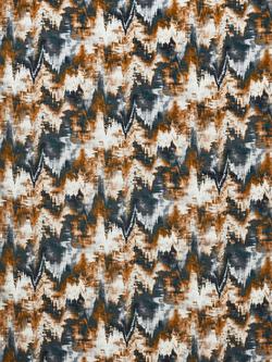 Harlequin Distortion Furnishing Fabric, Tobacco/Slate/Clay