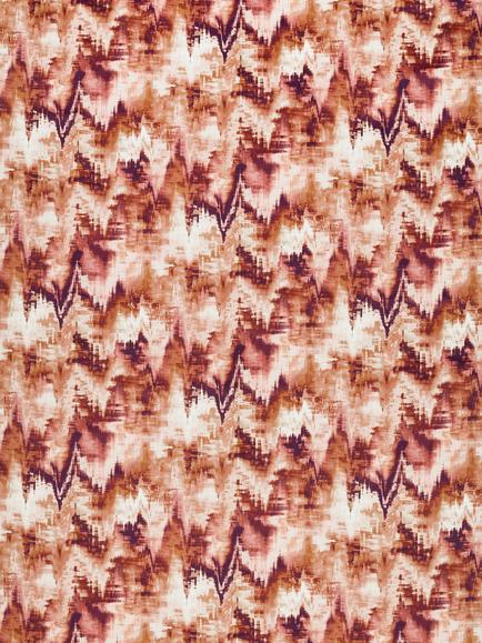 Harlequin Distortion Furnishing Fabric, Rosewood