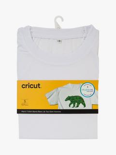 Cricut Men's Infusible Ink Blank T-Shirt, White, S