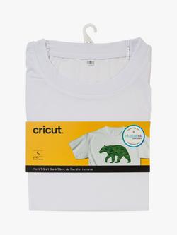 Cricut Men's Infusible Ink Blank T-Shirt, White, White