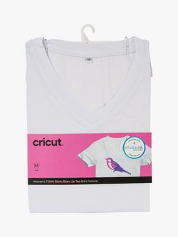 Cricut Women's Infusible Ink Blank T-Shirt, White, White