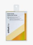 Cricut Joy Insert Cards Sampler Set, Pack of 12, Gold