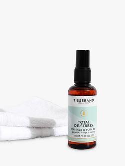 Tisserand Aromatherapy Total De-Stress Massage and Body Oil, 100ml, 