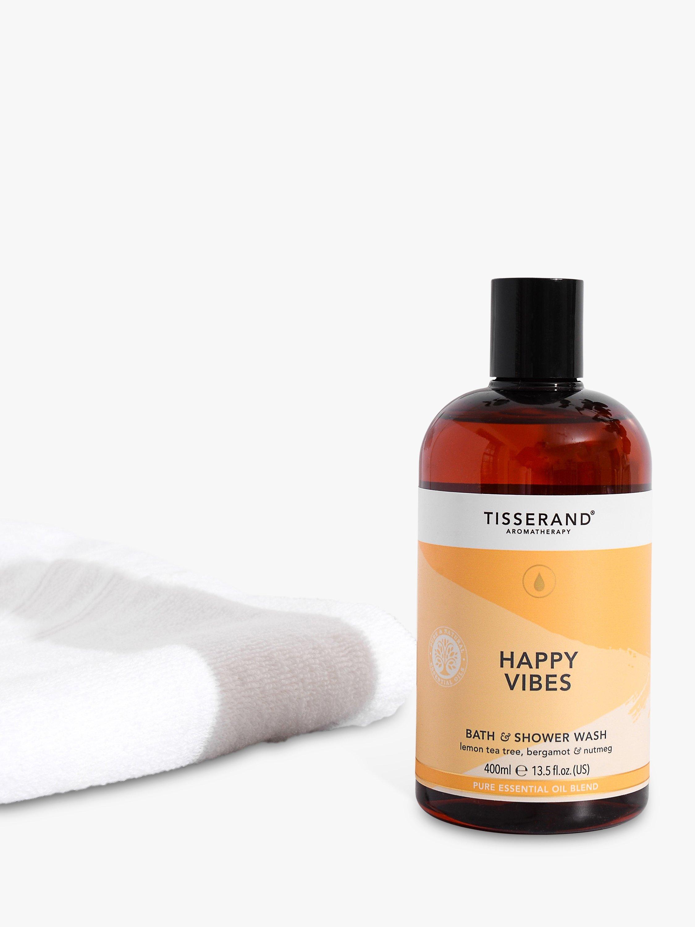 Product image 1 of 1, which shows Tisserand Aromatherapy Happy Vibes Bath & Shower Wash, 400ml
