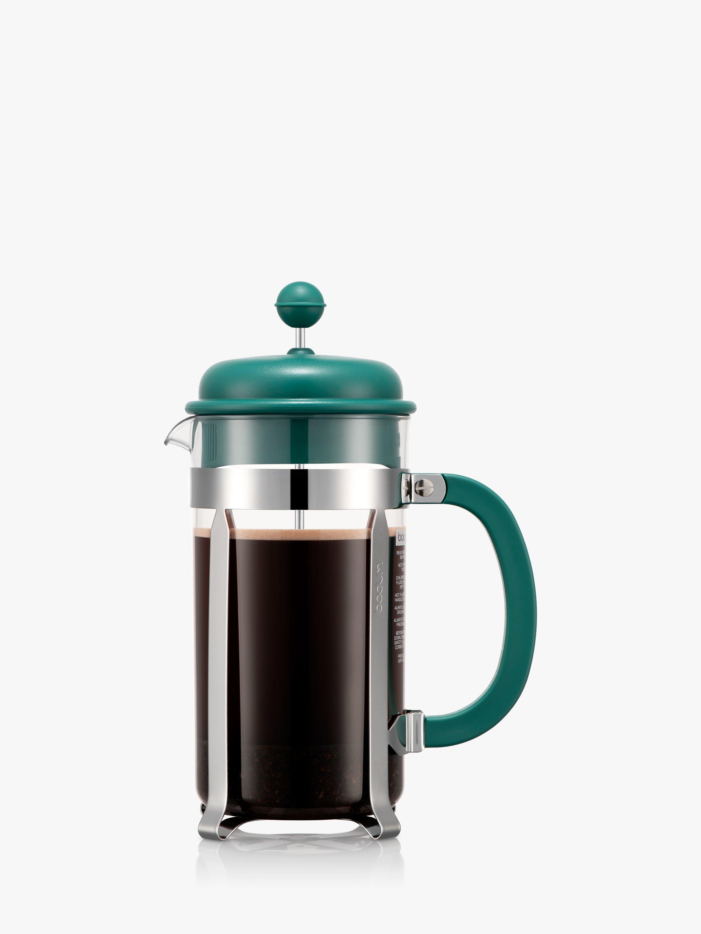 BODUM 8 Cup Cafetiere Coffee Maker, 1L, Green