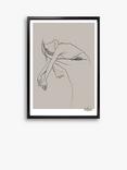 Brookpace Lascelles Anna Bulow 'Flow 8' Limited Edition Framed Print, 75 x 55cm, Grey