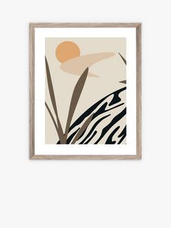 Brookpace Lascelles Botanical Scandi Framed Print, 57 x 47cm, Brown, Brown