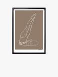 Brookpace Lascelles Anna Bulow 'Flow 5' Limited Edition Framed Print, 75 x 55cm, Grey